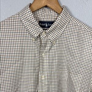 Ralph‎ Lauren Plaid Long Sleeve Button Down Shirt